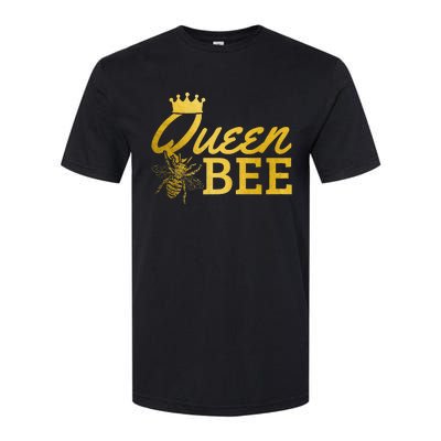 Queen Bee Beekeeper Beekeeping Vintage Funny Cute Girls Bee Softstyle® CVC T-Shirt