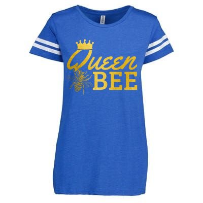 Queen Bee Beekeeper Beekeeping Vintage Funny Cute Girls Bee Enza Ladies Jersey Football T-Shirt