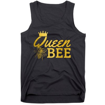 Queen Bee Beekeeper Beekeeping Vintage Funny Cute Tank Top