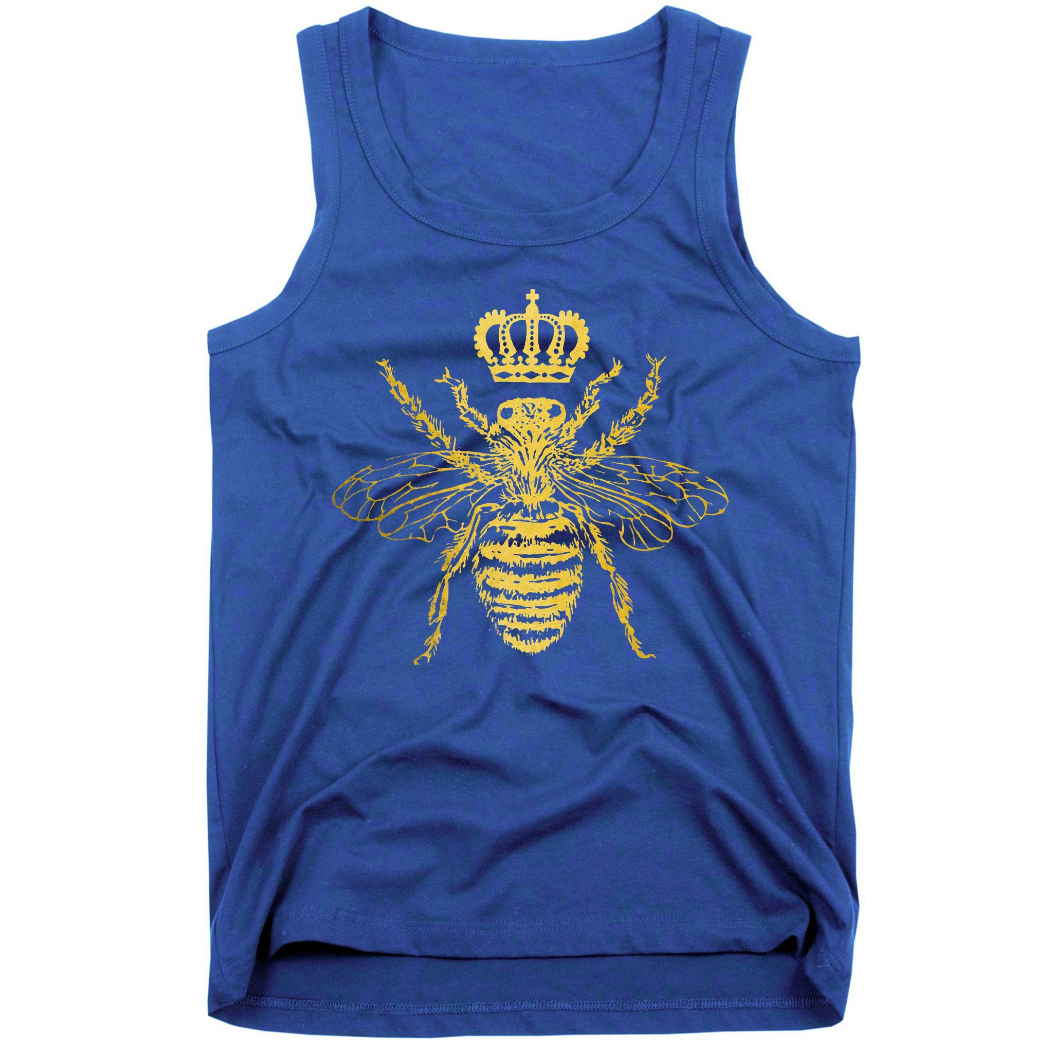 Queen Bee Beekeeper Beekeeping Vintage Funny Cute Bee Tank Top