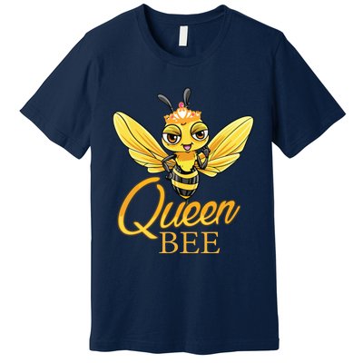 Queen Bee Crown Women Honey Bee Hive Beekeeping Premium T-Shirt