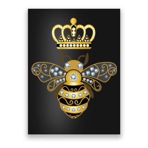 Queen Bee Crown Girl Honey Hive Beekeeping Bee Poster