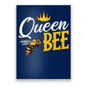 Queen Bee Crown Sweet Natural Wild Honey Beekeeper Funny Poster