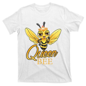 Queen Bee Crown Women Girls Honey Bee Hive Beekeeping Cool Gift T-Shirt