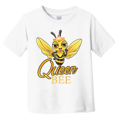 Queen Bee Crown Women Girls Honey Bee Hive Beekeeping Cool Gift Toddler T-Shirt