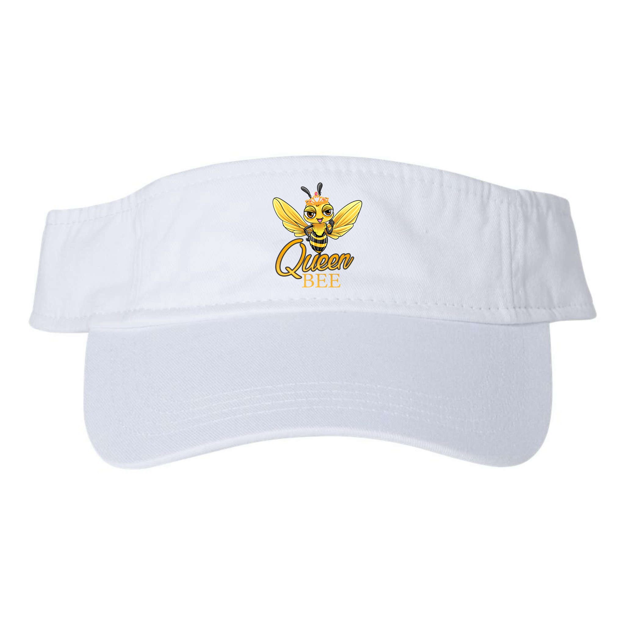 Queen Bee Crown Women Girls Honey Bee Hive Beekeeping Cool Gift Visor