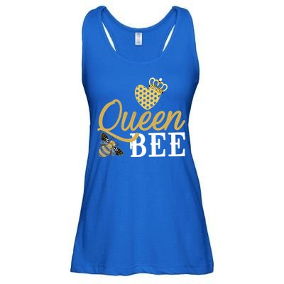 Queen Bee Crown Gift Beekeeper Valentine's Day Funny Gift Ladies Essential Flowy Tank