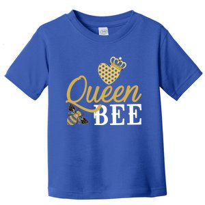 Queen Bee Crown Gift Beekeeper Valentine's Day Funny Gift Toddler T-Shirt