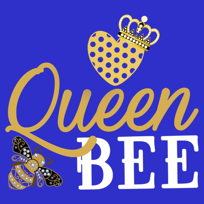 Queen Bee Crown Gift Beekeeper Valentine's Day Funny Gift Kids T-Shirt
