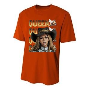 Queen B Cowboy 3 Performance Sprint T-Shirt