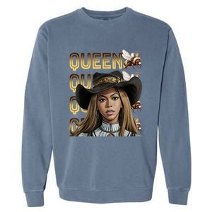 Queen B Cowboy 3 Garment-Dyed Sweatshirt