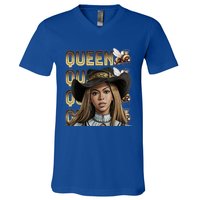 Queen B Cowboy 3 V-Neck T-Shirt