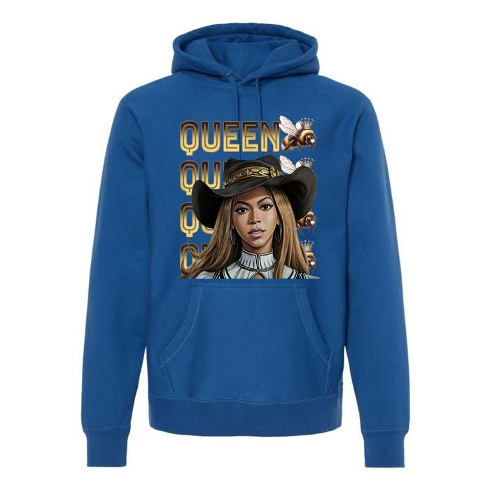 Queen B Cowboy 3 Premium Hoodie