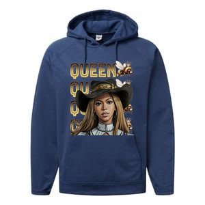 Queen B Cowboy 3 Performance Fleece Hoodie