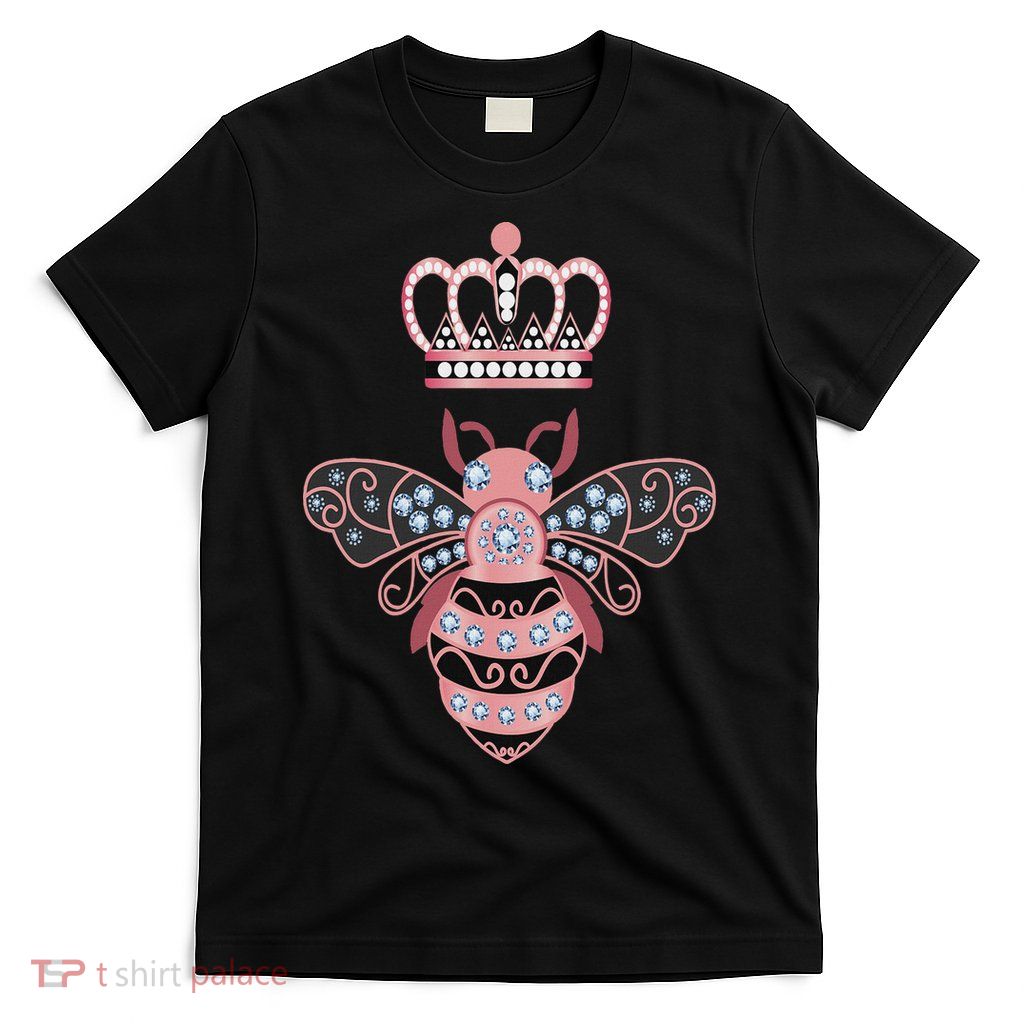 Queen Bee Crown Women Hive Beekeeping Bee Women T-Shirt