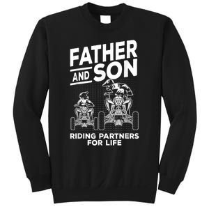 Quad Bike Father And Son Riding Partners For Life ATV Sweatshirt