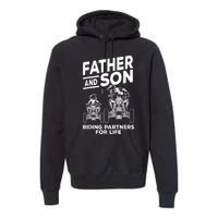 Quad Bike Father And Son Riding Partners For Life ATV Premium Hoodie