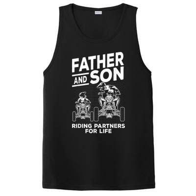 Quad Bike Father And Son Riding Partners For Life ATV PosiCharge Competitor Tank