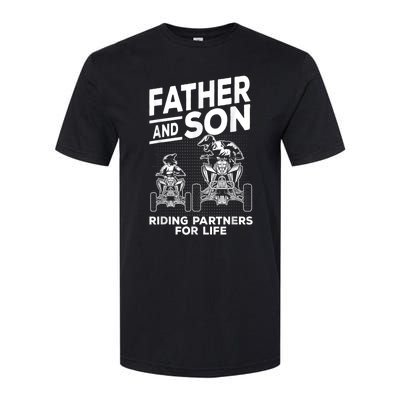 Quad Bike Father And Son Riding Partners For Life ATV Softstyle CVC T-Shirt