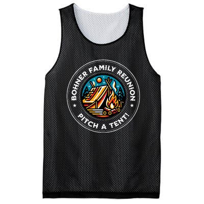 Quote Bohner Family Reunion Pitch A Tent Mesh Reversible Basketball Jersey Tank