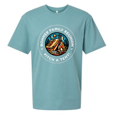 Quote Bohner Family Reunion Pitch A Tent Sueded Cloud Jersey T-Shirt