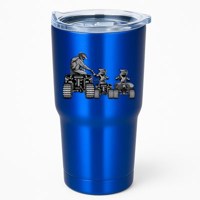 Quad Bike Father And Son Four Wheeler Atv Gift Tumbler
