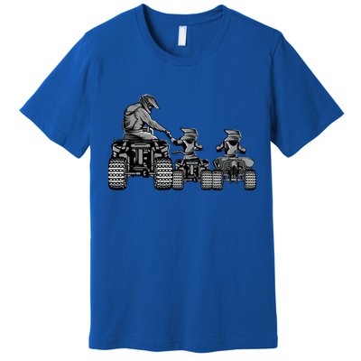 Quad Bike Father And Son Four Wheeler Atv Gift Premium T-Shirt