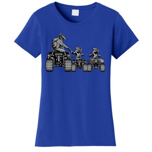 Quad Bike Father And Son Four Wheeler Atv Gift Women's T-Shirt