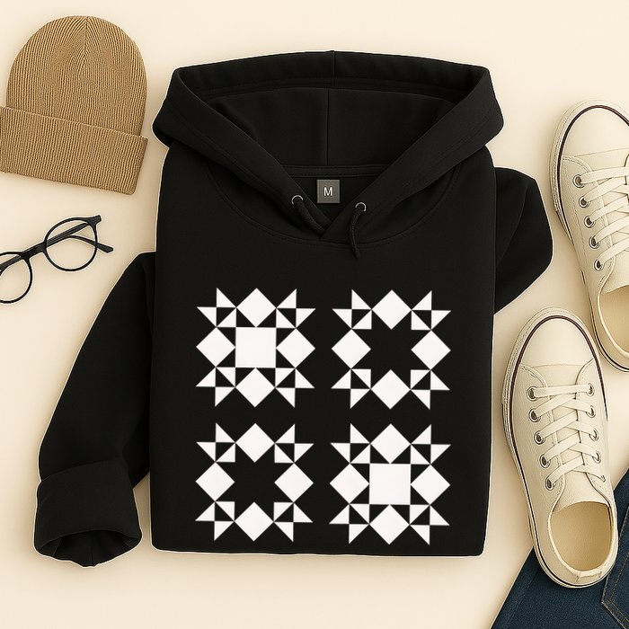 Quilt Block For Quilters Hoodie