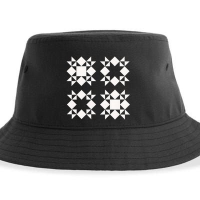 Quilt Block For Quilters Sustainable Bucket Hat