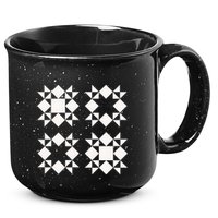 Quilt Block For Quilters 15oz Campfire Ceramic Mug