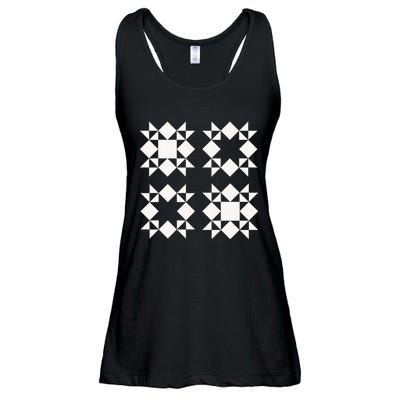 Quilt Block For Quilters Ladies Essential Flowy Tank