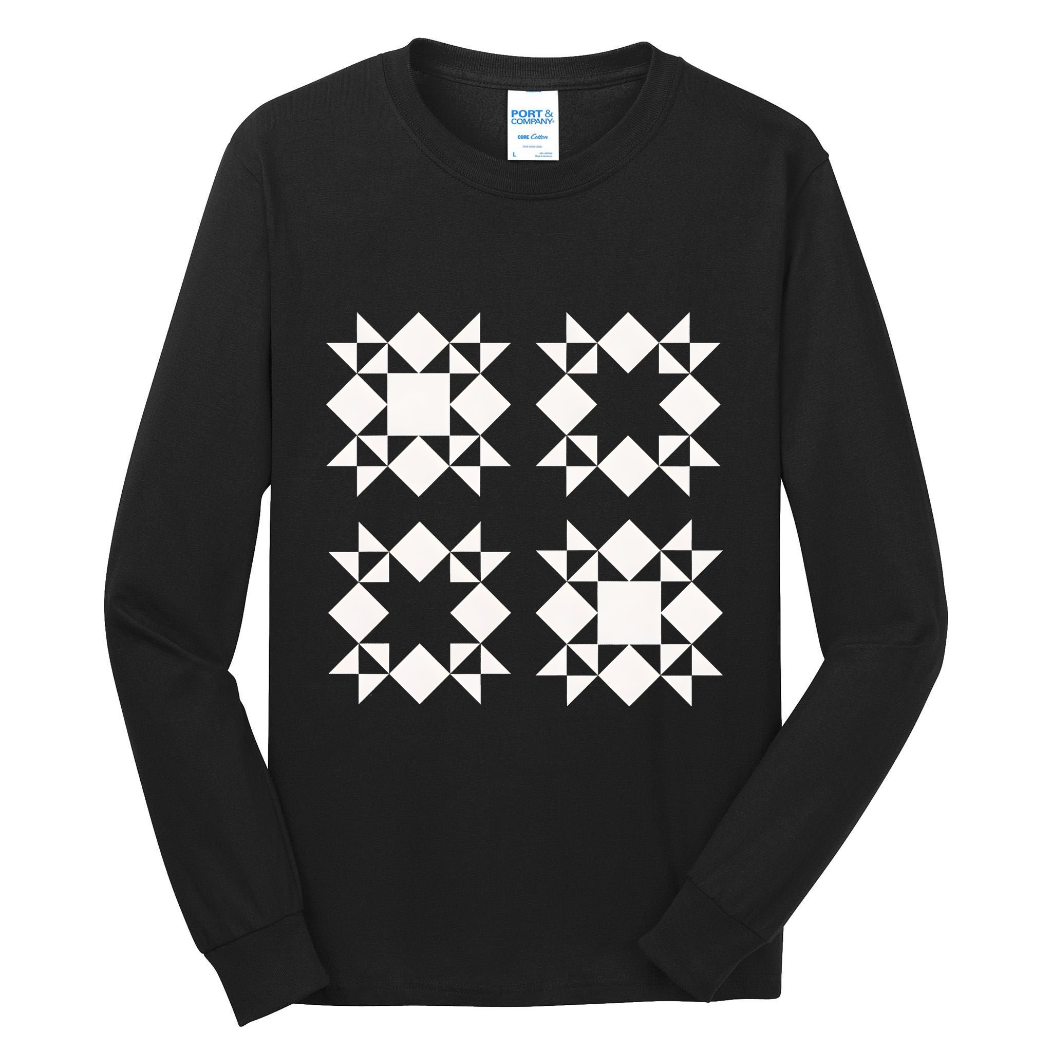 Quilt Block For Quilters Tall Long Sleeve T-Shirt