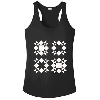 Quilt Block For Quilters Ladies PosiCharge Competitor Racerback Tank