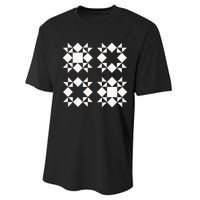 Quilt Block For Quilters Performance Sprint T-Shirt