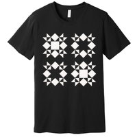 Quilt Block For Quilters Premium T-Shirt