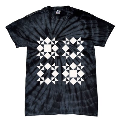 Quilt Block For Quilters Tie-Dye T-Shirt
