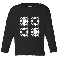 Quilt Block For Quilters Toddler Long Sleeve Shirt