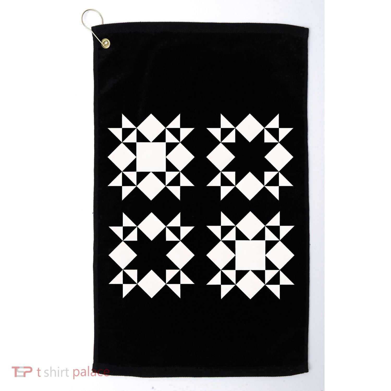 Quilt Block For Quilters Golf Towel