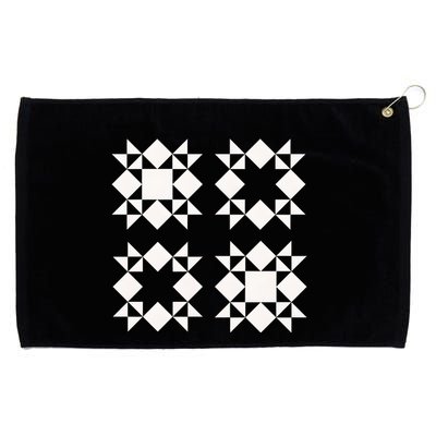 Quilt Block For Quilters Grommeted Golf Towel