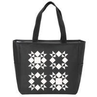 Quilt Block For Quilters Zip Tote Bag