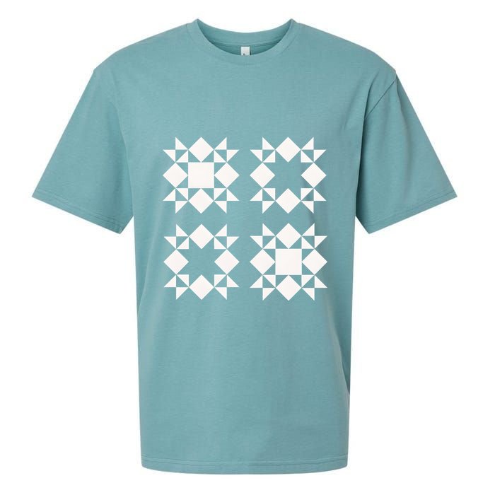 Quilt Block For Quilters Sueded Cloud Jersey T-Shirt