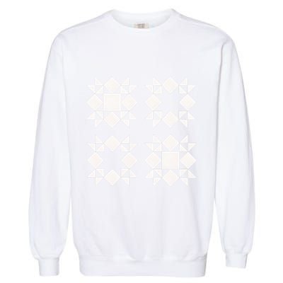 Quilt Block For Quilters Garment-Dyed Sweatshirt