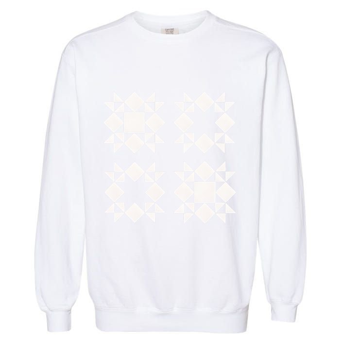 Quilt Block For Quilters Garment-Dyed Sweatshirt