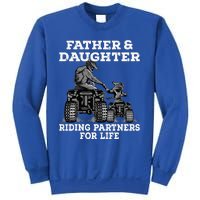 Quad Bike Father And Daughter Riding Partners ATV Sweatshirt