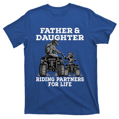 Quad Bike Father And Daughter Riding Partners ATV T-Shirt