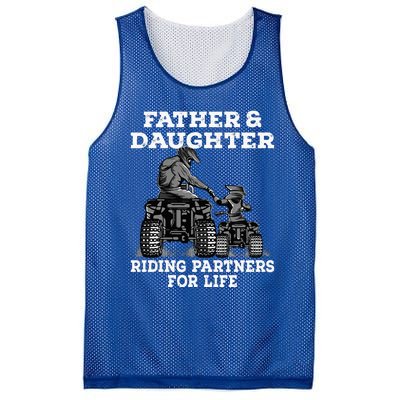 Quad Bike Father And Daughter Riding Partners ATV Mesh Reversible Basketball Jersey Tank