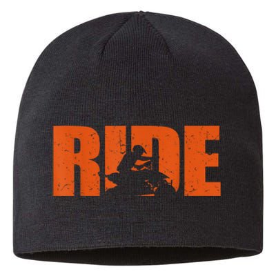 Quad Bike Funny Quad Biker RIDE Four Wheeler Quad ATV Sustainable Beanie