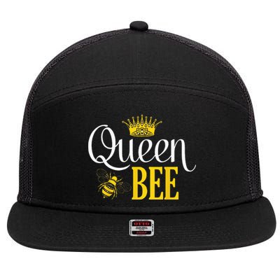 Queen Bee Halloween Costume For Bee Keeper Women Girl 7 Panel Mesh Trucker Snapback Hat