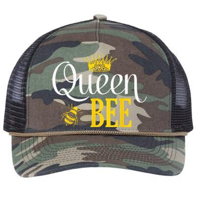 Queen Bee Halloween Costume For Bee Keeper Women Girl Retro Rope Trucker Hat Cap